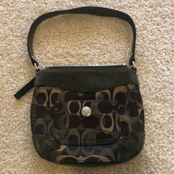 Coach Handbags - Small Coach Green Camo Bag